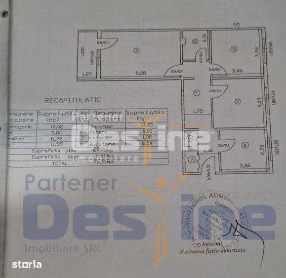 Apartament 3 camere Decomandat, 72 mp, Zona MIRCEA CEL BATRAN - 5