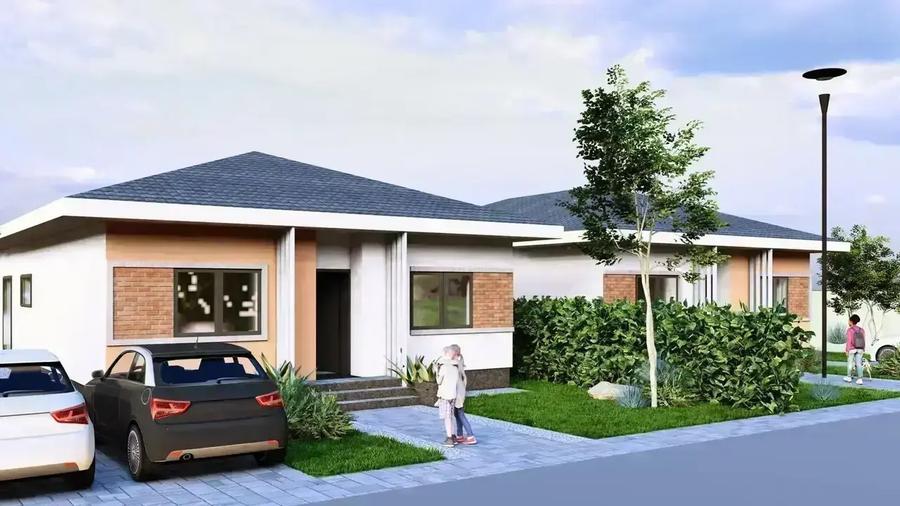 Vilă individuală pe parter - Design modern, eficiență maximă! - 1