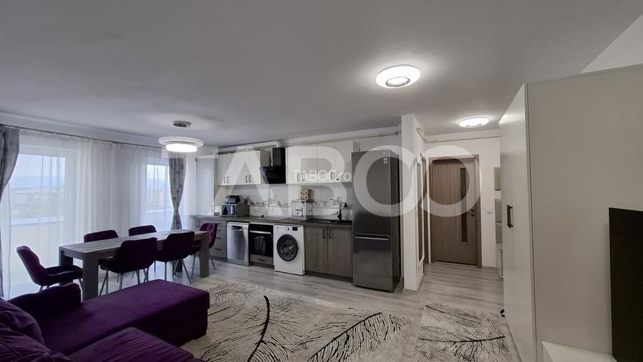 Apartament 3 camere de inchiriat decomandat 68 mp City Residence Sibiu