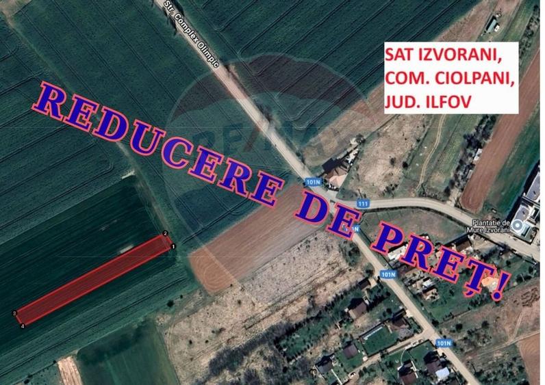 OCAZIE! Teren de vanzare Izvorani, 1858 mp, acces facil la DN1 - 4
