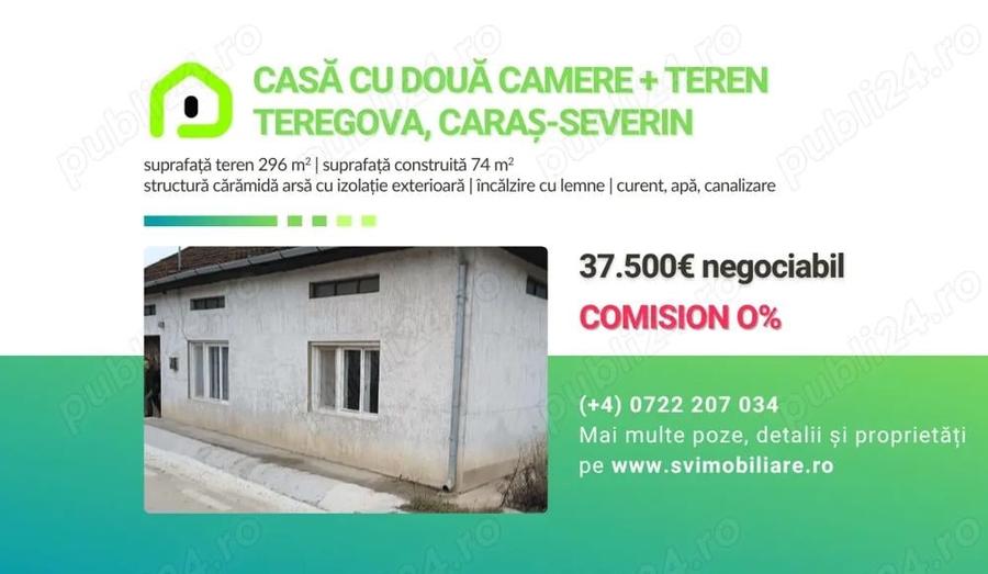 Comision 0 - Casa accesibila cu 2 camere Teregova - 9