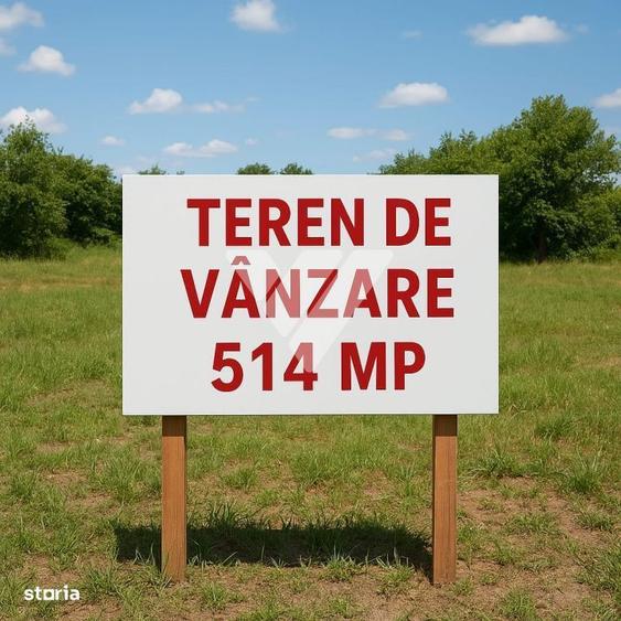 Teren intravilan de vanzare in Rasinari 514 mp - 1