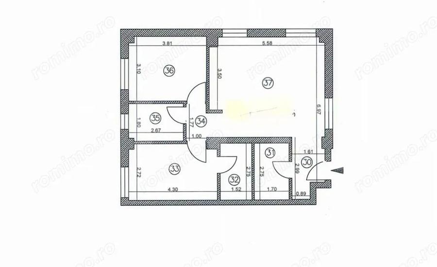 Apartament 3 camere, parter, bloc nou- zona Obcini - 1