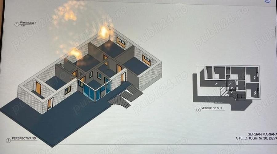 Casa si teren aferent de vanzare in Deva in zona Cetatii - 3