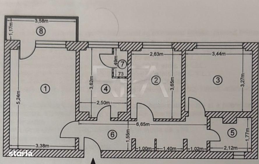 3 camere, 4/10, 65 mp, bloc 1978-Drumul Taberei - 1