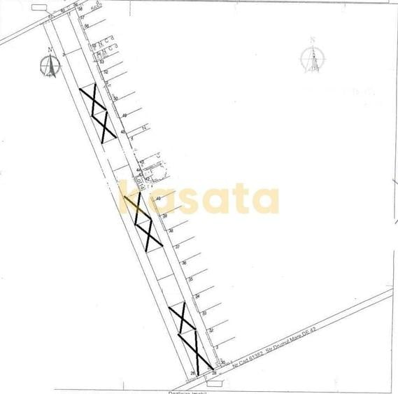 Teren de v&acirc;nzare -Loturi - 500 mp, deschidere 29 ml, Clinceni - 3