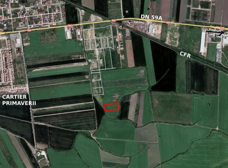 Teren pentru DEZVOLTARE rezidentiala in zona Sacalaz - 1