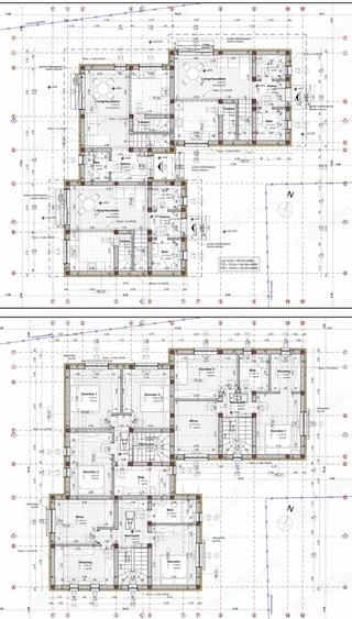 Triplex 4 camere de vanzare din stadiul de proiect GIROC zona Centrala str. Carpa?i - 1