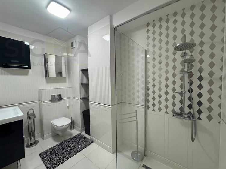 Apartament cu 2 camere semidecomandat, mobilat în Semicentral