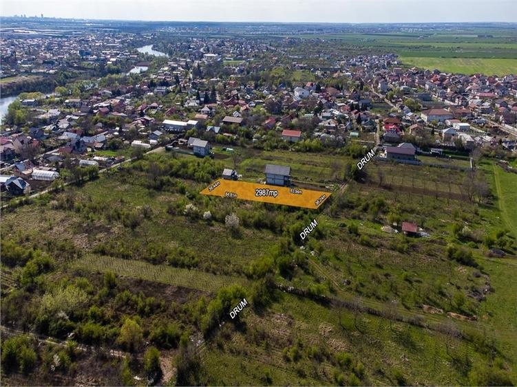 Stefanestii de Jos - Sos Stefanesti, teren 2987 mp, STB 4 min, deschidere 36 ml - 6