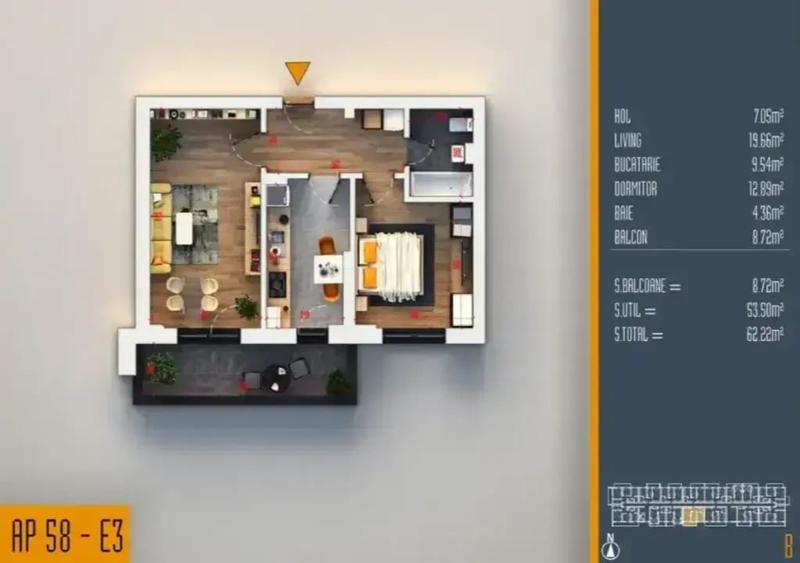 Oferta 2 camere vanzare Pallady | Direct Dezvoltator - 1