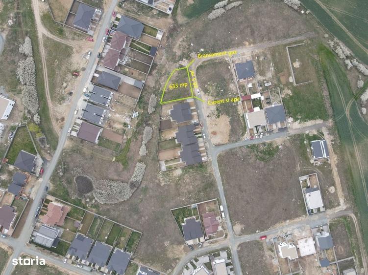 Teren de vanzare in Urseni 633 mp Comision 0 - 2