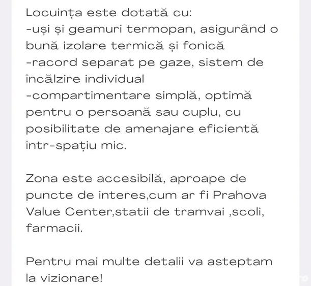 Garsoniera de vanzare,Zona Democra?iei - 4