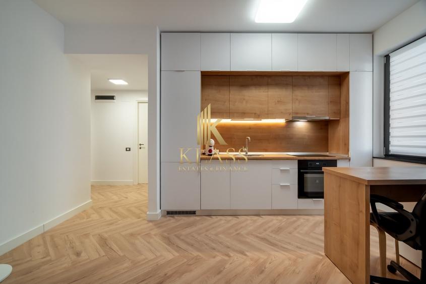 Apartament cu 2 camere semidecomandat, mobilat în Pipera