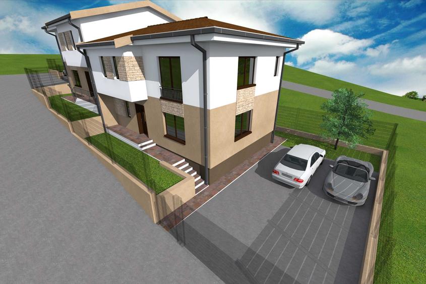Duplex cu 3 camere cu Canalizare în Dezmir