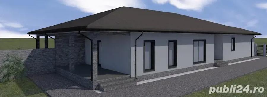 Casa duplex parter Giroc , 445mp teren fiecare jumatate , 114 mp utili - 1