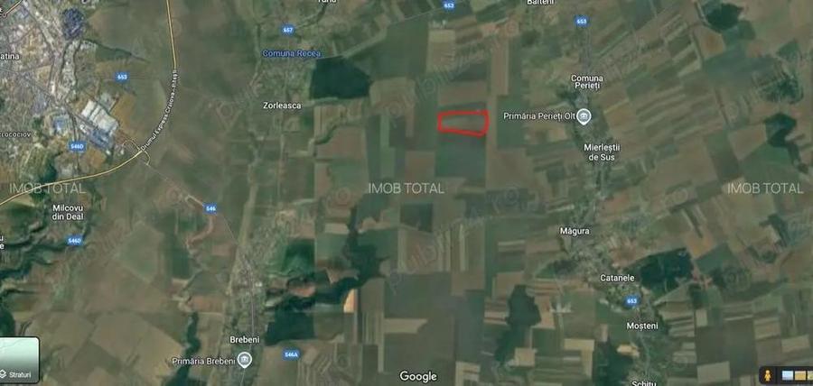 Teren Agricol 47,5 ha Brebeni Judetul Olt - 1