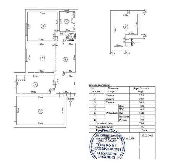 Apartament renovat cu 3 camere 2 bai si pivnita in Sibiu - 7