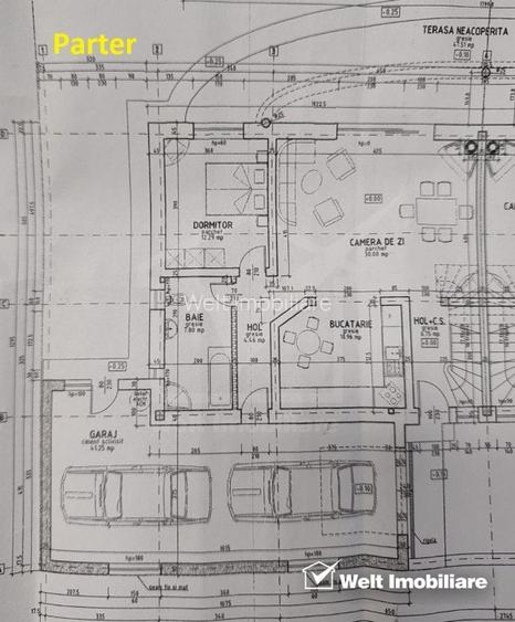 Casa cuplata cu doua unitati locative, Tauti, D+P+1+Pod, SU 255 mp, teren 400 mp