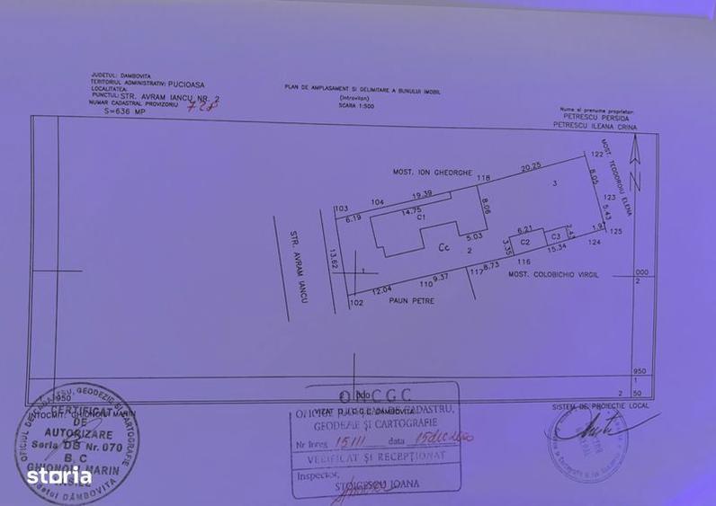 Casa centru Pucioasa - 4 camere/650 mp - 2