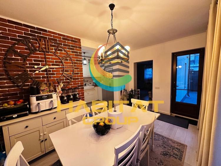 Vila 5 camere, complet mobilată utilată 130 mp utili, teren 250 mp, parter etaj - 3