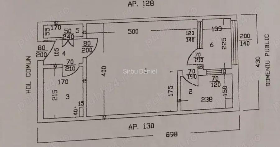 Garsoniera zona Blvd. Tudor Vladimirescu in spate la Raiffeisen