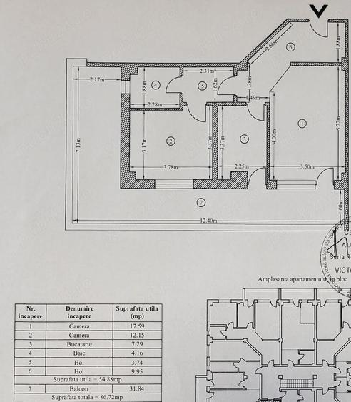 Apartament initial 2 camere, acum 3 camere 70mp + terasa + loc de parcare, Prelungirea Ghencea - 8