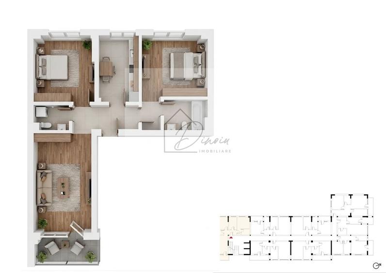 3 camere Premium Zona Metalurgiei I Predare imediata I COMISION 0% - 2