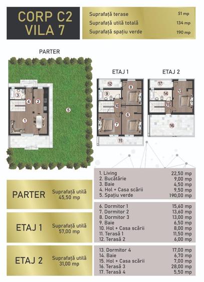 Sector 4 - Casa cu 5 camere P+2- Grand Arena - 13