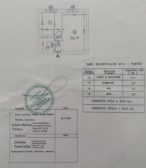 Garsoniera dubla | Bloc 2021 | Investitie sigura | Comision 0% - 6