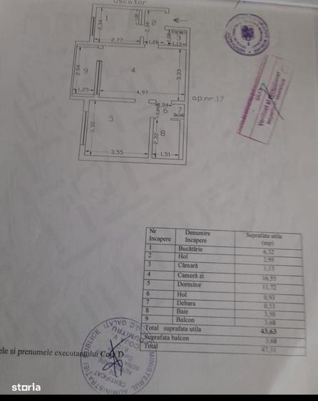 Apartament cu 2 camere Tiglina I - 1