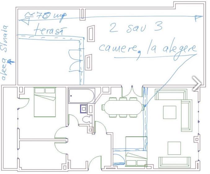Apartament cu terasa, pod colentina - 2