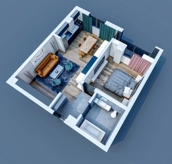 Apartament NOU 2 Camere *Open Space* Visan