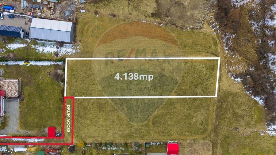 Comision 0% |Teren intravilan | 4.138 mp | Strada Branului | Zărnești - 8