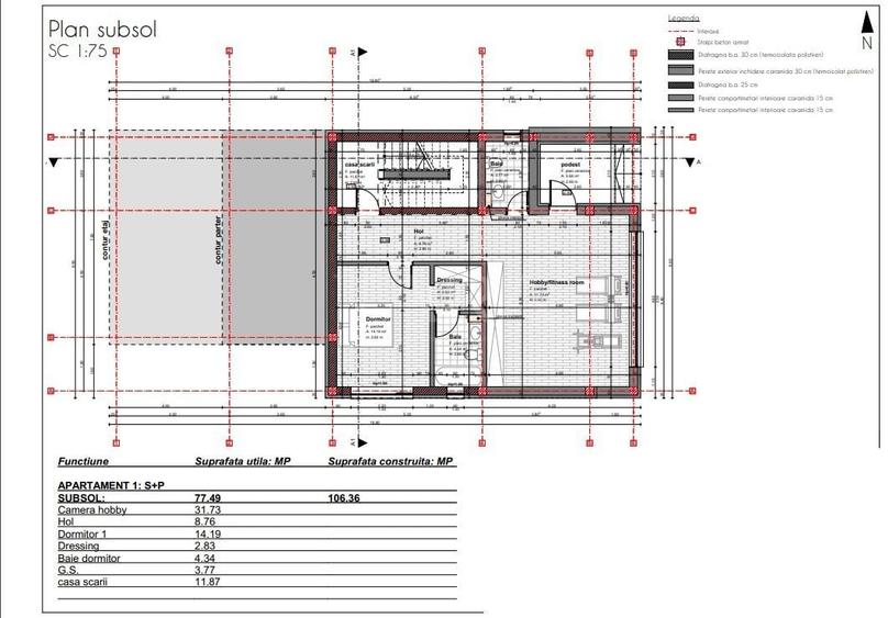 Arhitectura contemporana. Parte de duplex. Cartierul nou C&acirc;mpului. - 2