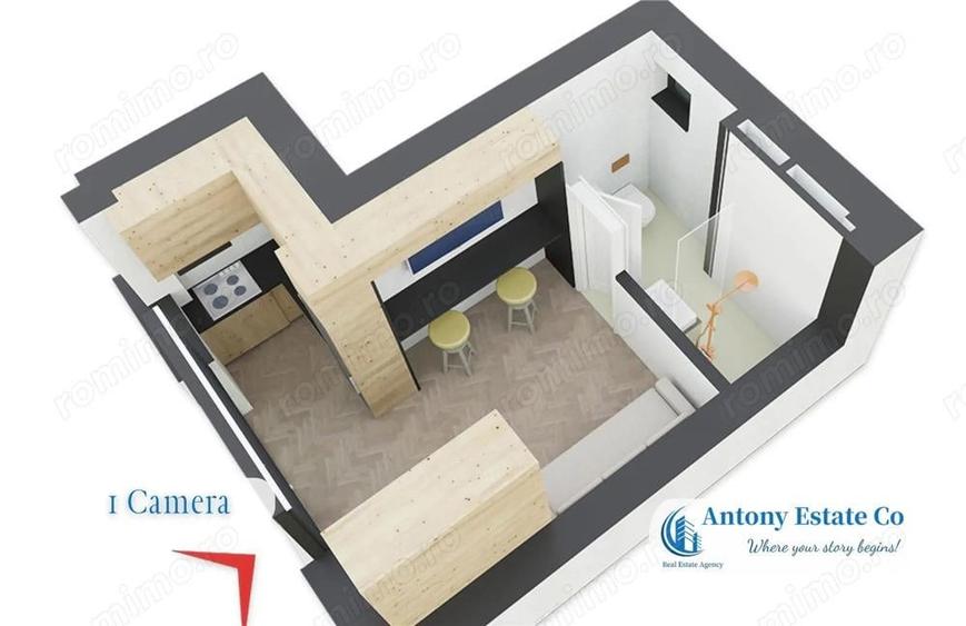 Apartament de vanzare, NOU!, 1 camera, Calea Clujului - Oradea - 1