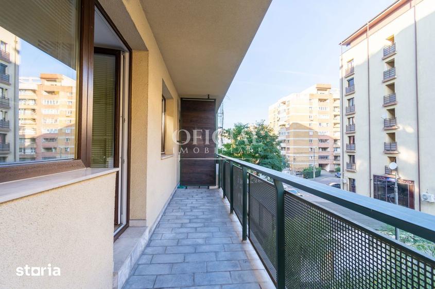 Apartament cu 2 camere semidecomandat, mobilat în Între Lacuri
