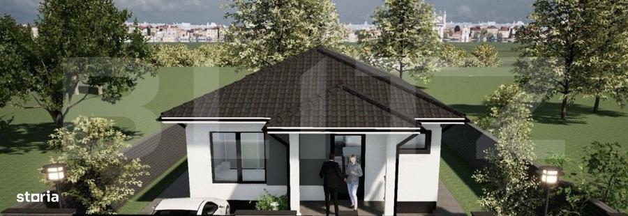 Casă cu 3 camere cu Teren 540 Mp în Central