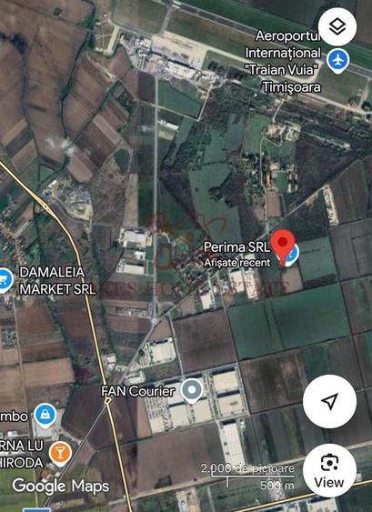 Teren 5.752 mp lângă Aeroport – ideal hală, logistică, depozit - 1