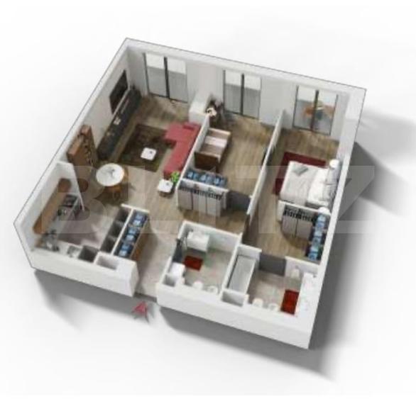 Apartament 3 camere, 97 mp  – ansamblu rezidential premium, Zona Centrala - 2