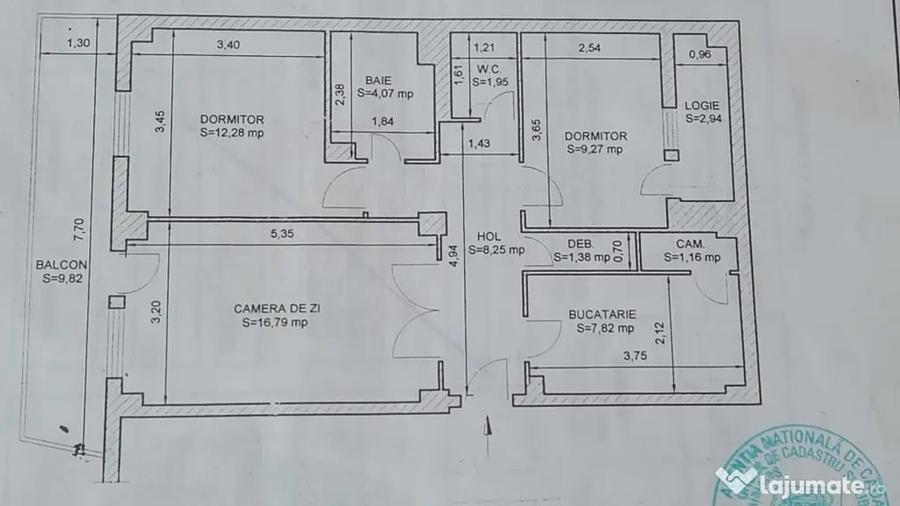 Vand apartament 3 camere bd Mircea - 1