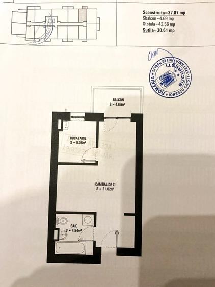 Garsoniera luminoasa in Hils Pallady, metrou, utilata la cheie - 6