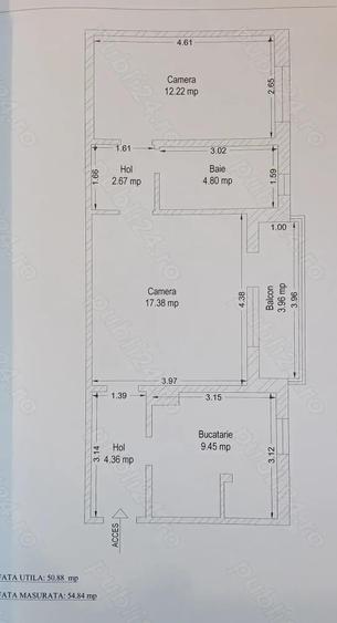 2 camere Calea Martirilor Spital Judetean - 2