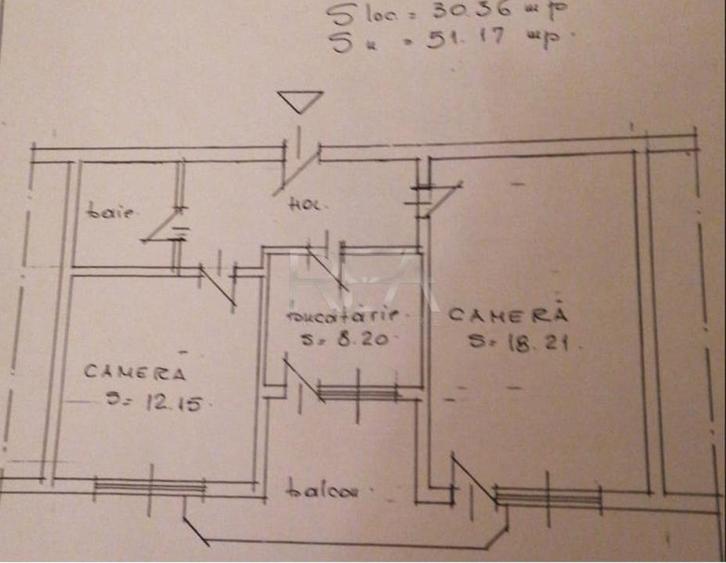 2 camere Dacia decomandat, et. 5, an 1982, metrou, 51 mp - 11