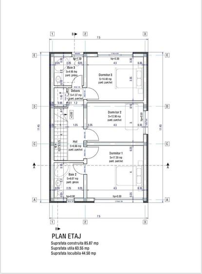 Vila LUX Parter+Etaj(stil mediteranean) in Stupini zona Plugarilor - 5
