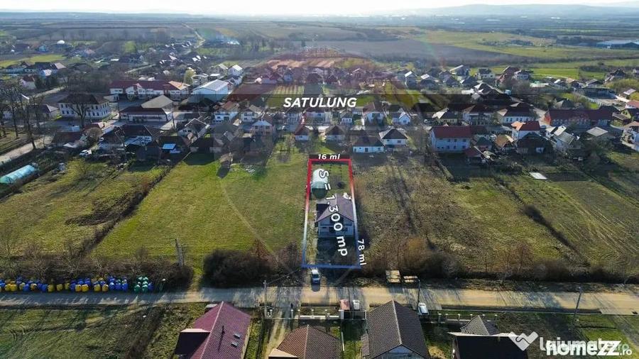 Casă cu 5 camere cu Teren 1300 Mp în Satulung