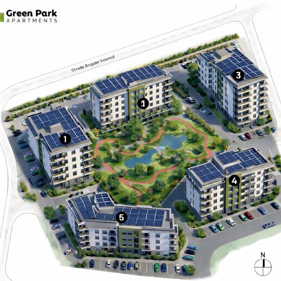 Apartament modern in cadrul Complex Green Park Apartments - 8