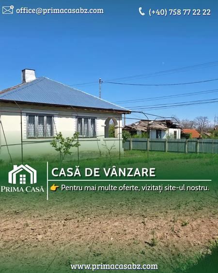 Casa/Teren ~ comuna Smeeni/BZ ~ teren 2878mp ~ Pret: 40.000€ - 1