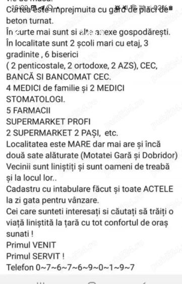 Vand 2 cladiri in Loc.Motatei jude?ul Dolj 29.000 EURO - 7