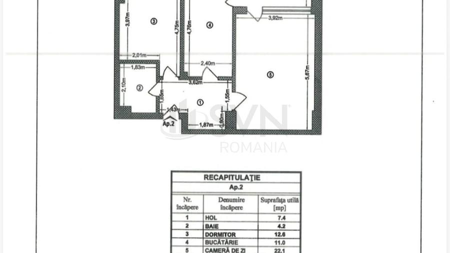 REA1026920 Apartament 2 camere I ISG RESIDENCE IV I De inchiriat - 12
